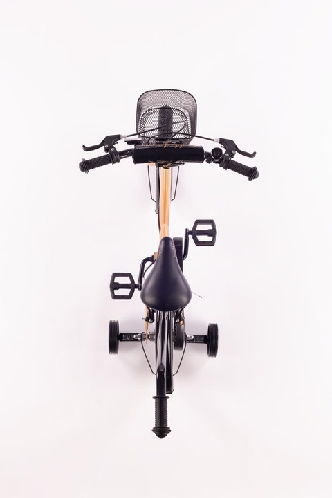 rower rowerek TOMABIKE 14 cali koszyk 2x V-BREAK prowadnik