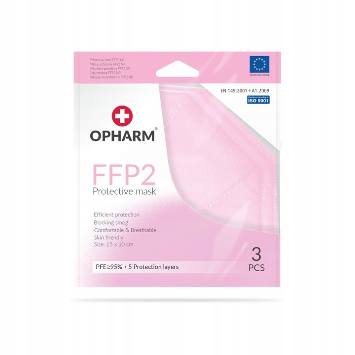 Maska Ochronna FFP2 36 sztuk Display Pastel