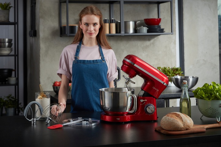 Robot kuchenny mikser planetarny z misą wielofunkcyjny 3000W 6,2l LOVIO