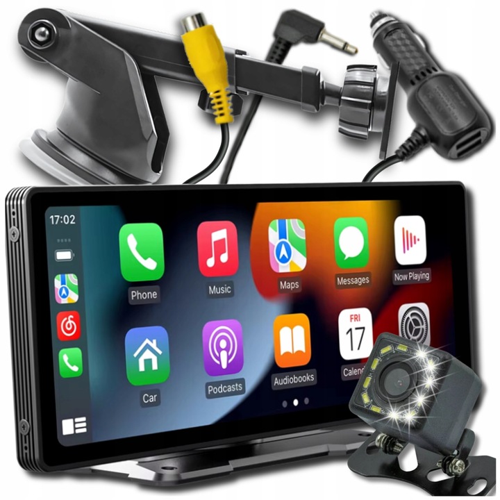 RADIO STACJA MULTIMEDIALNA SCREEN CAR MONITOR ANDROID AUTO APPLE CARPLAY