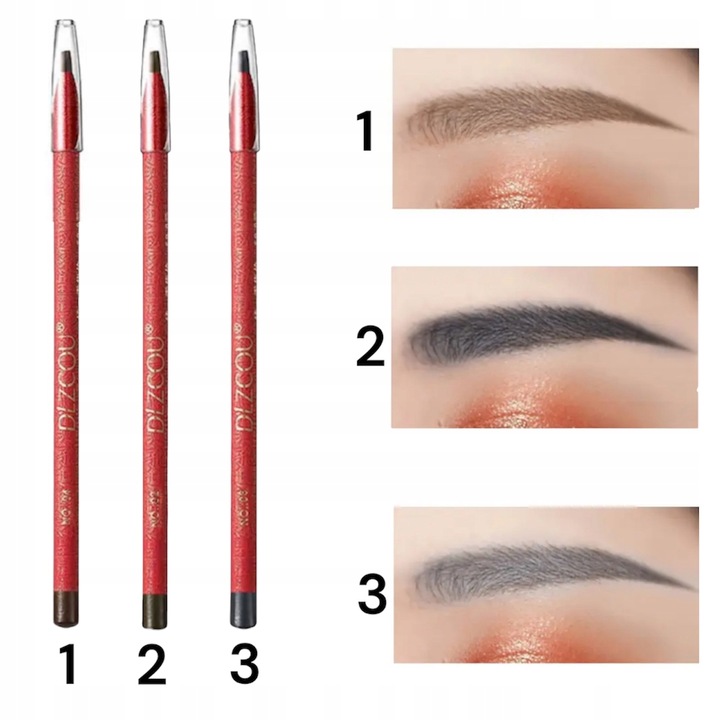 KREDKA DO BRWI MARKER EYEBROW WODOODPORNA DO KONTUROWANIA BRWI