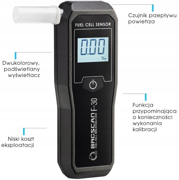 Alkomat elektrochemiczny BACscan F-30