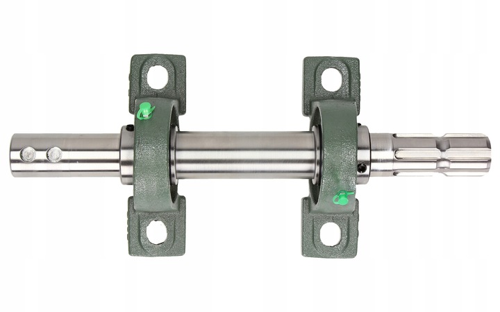 Zestaw bazowy łuparki świdrowej do ciągnika WOM - wałek z łożyskami ZW2U