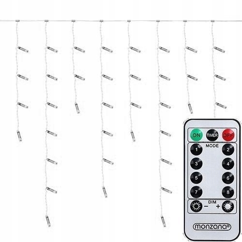 LAMPKI ŚWIĄTECZNE 600LED OZDOBY CHOINKOWE PILOT