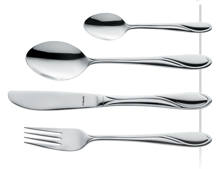 AMEFA 30 SZTUĆCE OBIADOWE 24 ZESTAW WHISPER WIDELCZYKI CIASTA TORTU 6