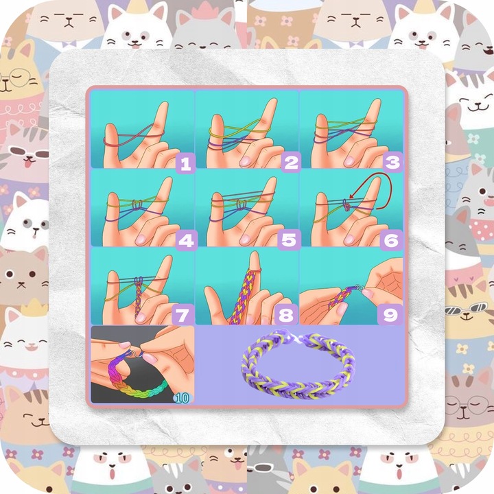 GUMKI DO ROBIENIA BRANSOLETEK DUŻY ZESTAW 6600+ ELEMENTÓW XXL PREZENT