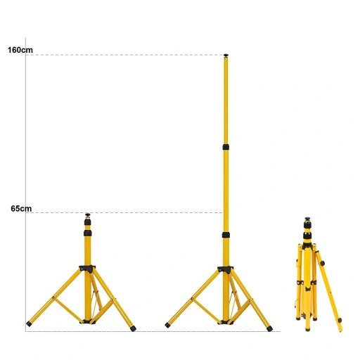 Halogen Naświetlacz LED 2x 50W + Statyw Budowlany barwa biała zimna