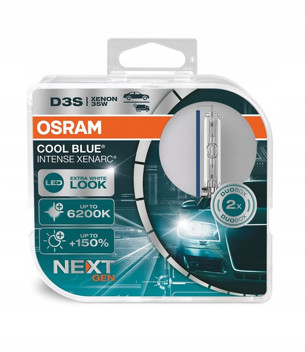 OSRAM COOL BLUE D3S NEW GENERATION 2szt ORG