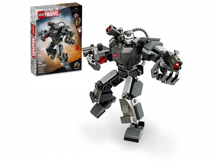 Lego Marvel. Mechaniczna zbroja War Machine 76277