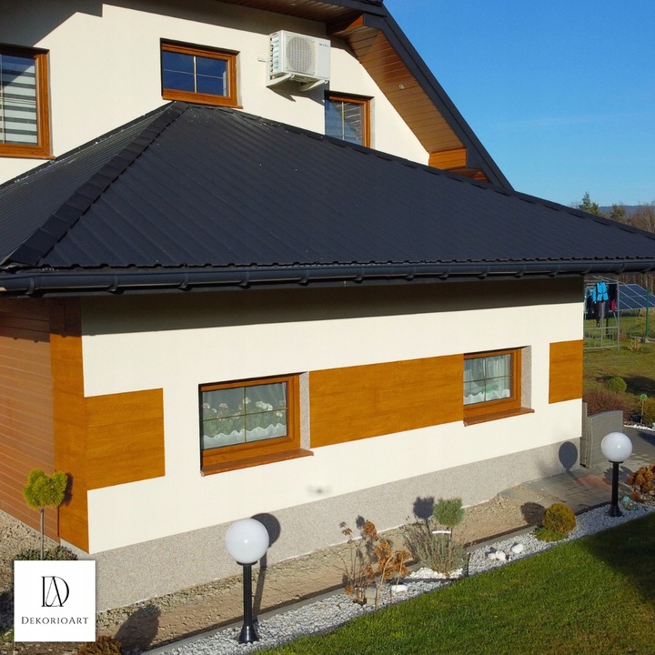 ZESTAW DESKA ELEWACYJNA ELASTYCZNA IMITACJA DREWNA 1M2 18 KOLORÓW DO WYBORU