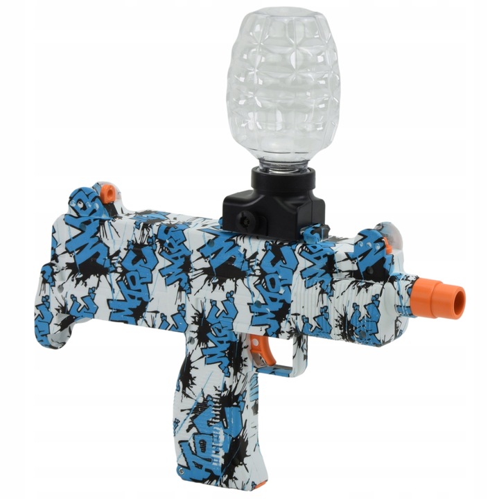 Pistolet Karabin Na Żelowe Kulki DUŻY Zestaw Automatyczny Broń Automat