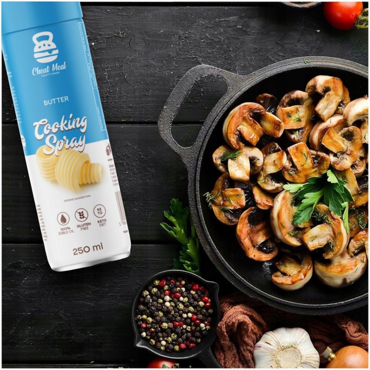 OLEJ RZEPAKOWY + MASŁO W SPRAYU COOKING SPRAY DIETA ODCHUDZANIE zestaw