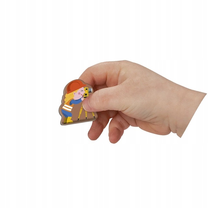 Układanka magnetyczna PLAC BUDOWY Magnetibook Janod puzzle magnetyczne