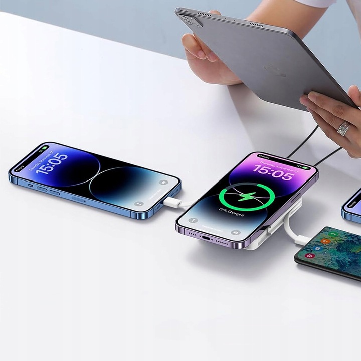 10000MAH MAGNETYCZNA MAGSAFE POWER BANK USB-C SZYBKIE ŁADOWANIE DLA IPHONE
