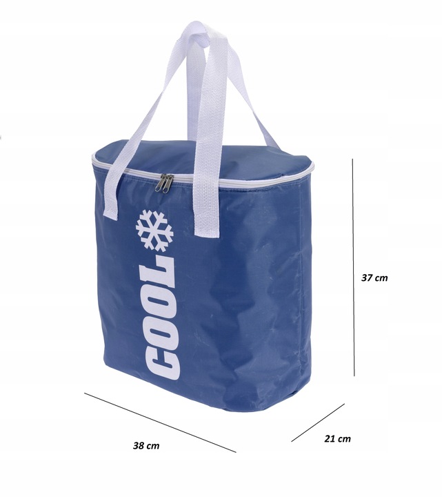 DUŻA TORBA TERMICZNA izolacja Pojemna DO SAMOCHODU na piknik plażę 24l box