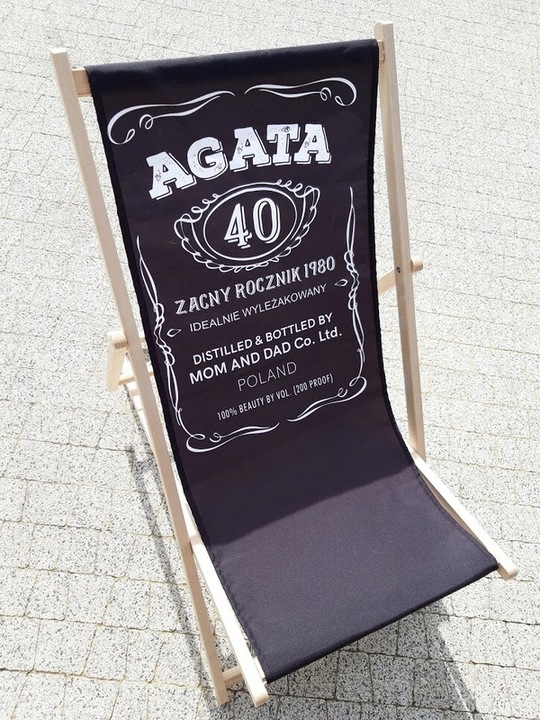 Leżak z nadrukiem prezent urodzinowy LP006 HIT