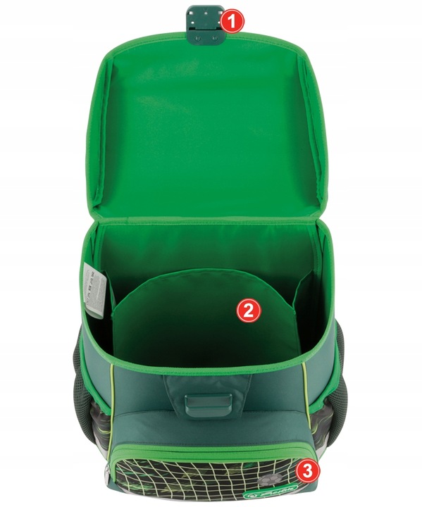 TORNISTER SZKOLNY HERLITZ LOOP PLUS PIŁKA NOŻNA ZESTAW KLASA 1-3