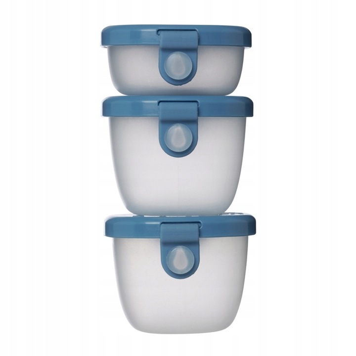 B.BOX ZESTAW POJEMNIKÓW NA PRZEKĄSKI DZIECIĘCY POKRYWKA DO LUNCHBOXA 3 SZT