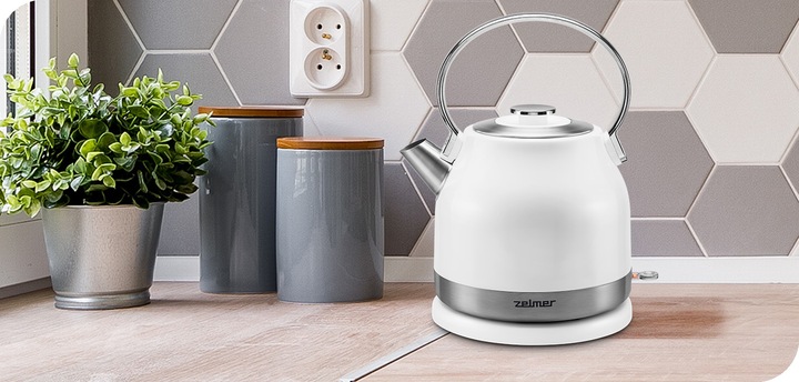 Czajnik elektryczny Zelmer ZCK7940 1.5 l 2200 W biały