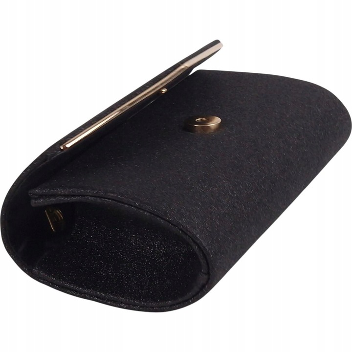 Torebka kopertówka wieczorowa wizytowa czarna elegancka wesele sylwester