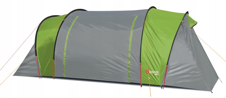 Namiot 4 Osobowy 2 sypialnie Przedsionek Tropik 3000mm Turystyczny