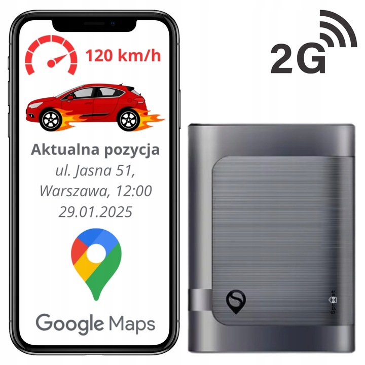 LOKALIZATOR GPS MAGNES DO POJAZDÓW ROWERU AUTA SAMOCHODU BEZ ABONAMENTU