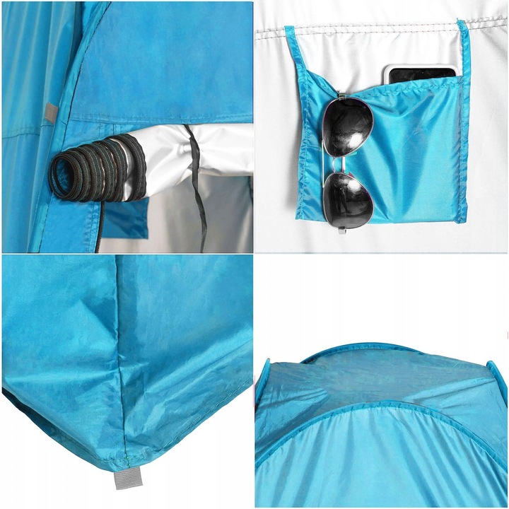 NAMIOT NA PRYSZNIC TOALETA WC PRZEBIERALNIA PRZENOŚNA KEMPINGOWY PLAŻOWY