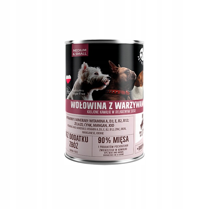 Pet Republic mokra karma dla psa MIX SMAKÓW 30 szt x 400 g