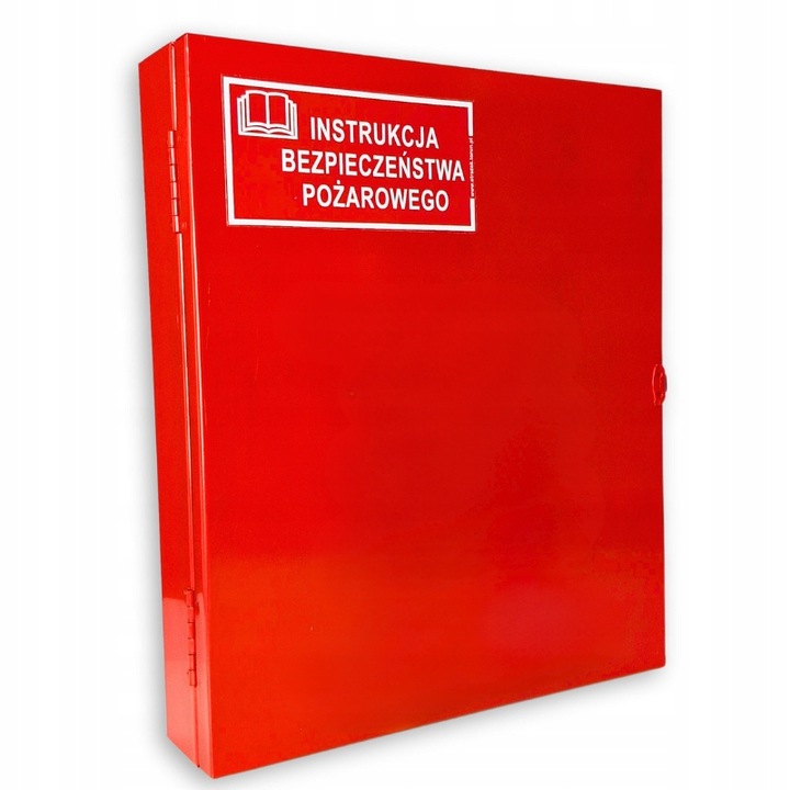 Szafka skrzynka na instrukcję bezpieczeństwa pożarowego SZAFKA BHP