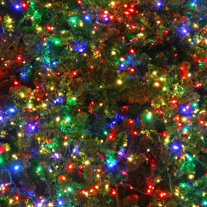 LAMPKI CHOINKOWE 1000 LED ŚWIĄTECZNE ZEWNĘTRZNE WEWNĘTRZNE MULTIKOLOR 8w1