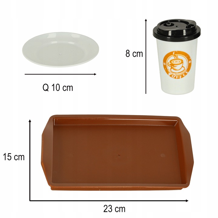 ZABAWKOWE JEDZENIE AKCESORIA DO KUCHNI DLA DZIECI PLASTIKOWE ZESTAW 56 EL.