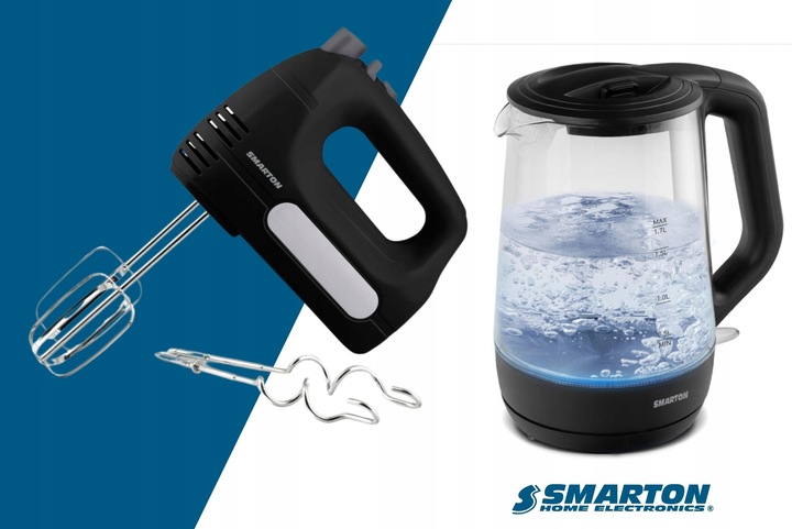 CZAJNIK ELEKTRYCZNY SMARTON WK 620 1,7L 2200W MOCNY ELEGANCKI BIAŁY