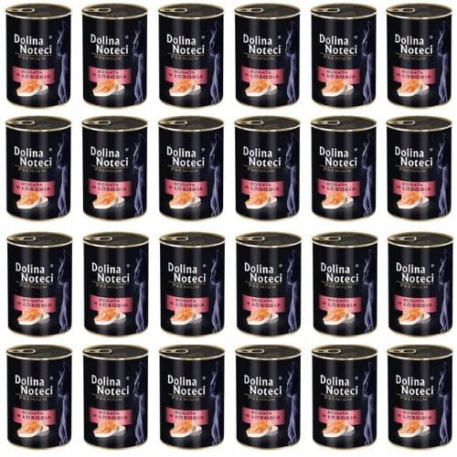 Karma dla kota DOLINA NOTECI Łosoś 24 x 400 g