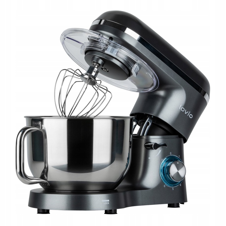 Robot planetarny MIKSER Z MISĄ kuchenny 6,2L 1900W MOCNY TRWAŁY AKCESORIA