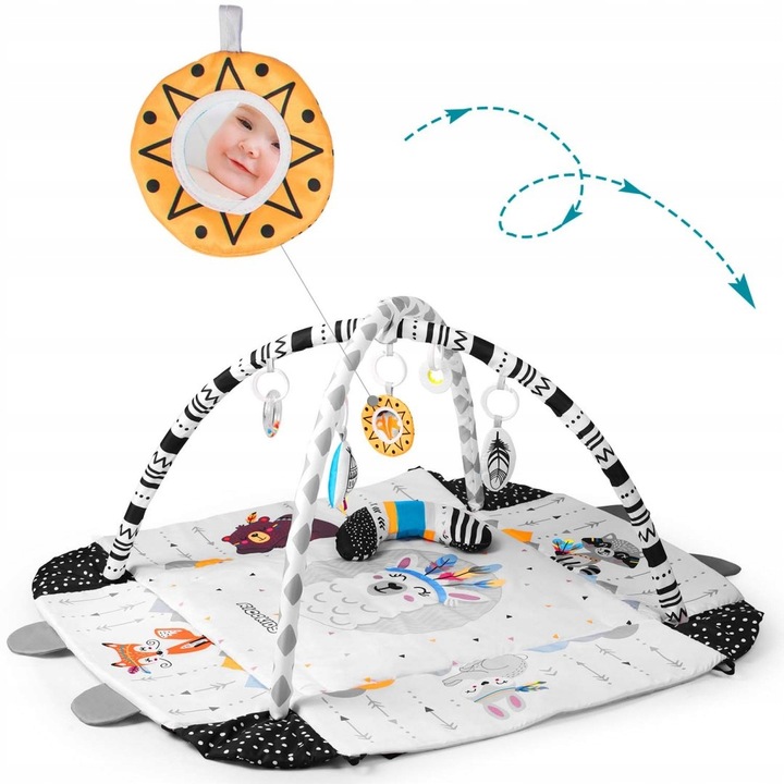 DUŻA MATA EDUKACYJNA INTERAKTYWNA 3w1 XXL IDEALNA NA PREZENT