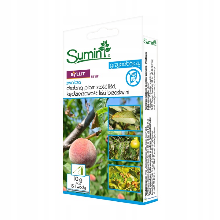 Treol 770EC 1L+Syllit 65WP 10g owady choroby kędzierzawość drzew owocowych