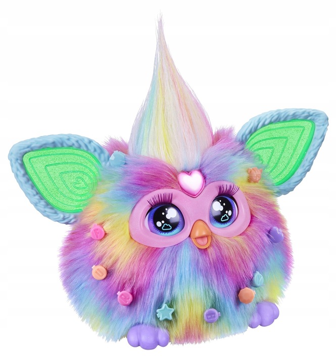 Hasbro FURBY 2.0. Interaktywna Maskotka Tęczowa PL F8900