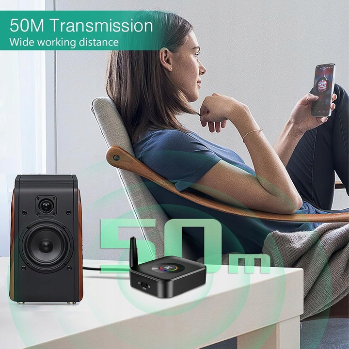 odbiornik Bluetooth 5.1 AUX MINI-JACK Adapter