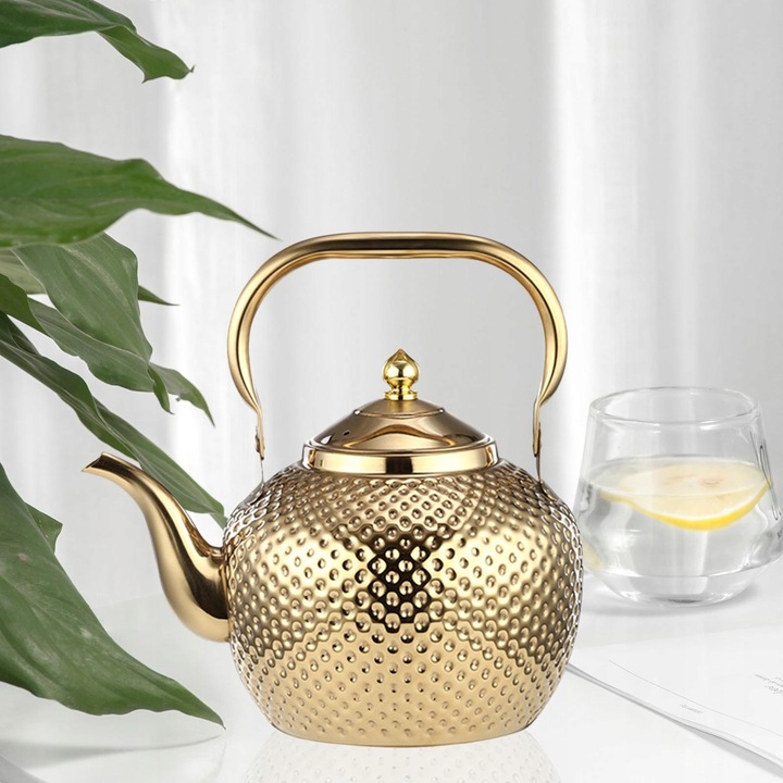 Czajniczek ze stali nierdzewnej Anti Scald Uchwyt z wyjmowanym zaparzaczem