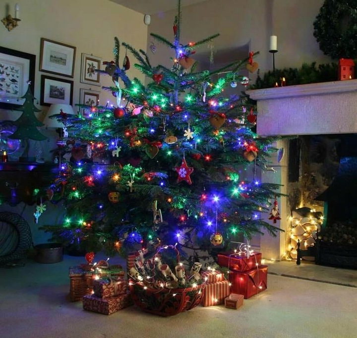 LAMPKI CHOINKOWE 1000 LED FLASH ZEWNĘTRZNE WEWNĘTRZNE ŚWIĄTECZNE MULTIKOLOR