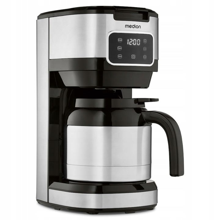 DOBRY EKSPRES DO KAWY PRZELEWOWY 1,25L Z TERMOSEM 900W WYŚWIETLACZ