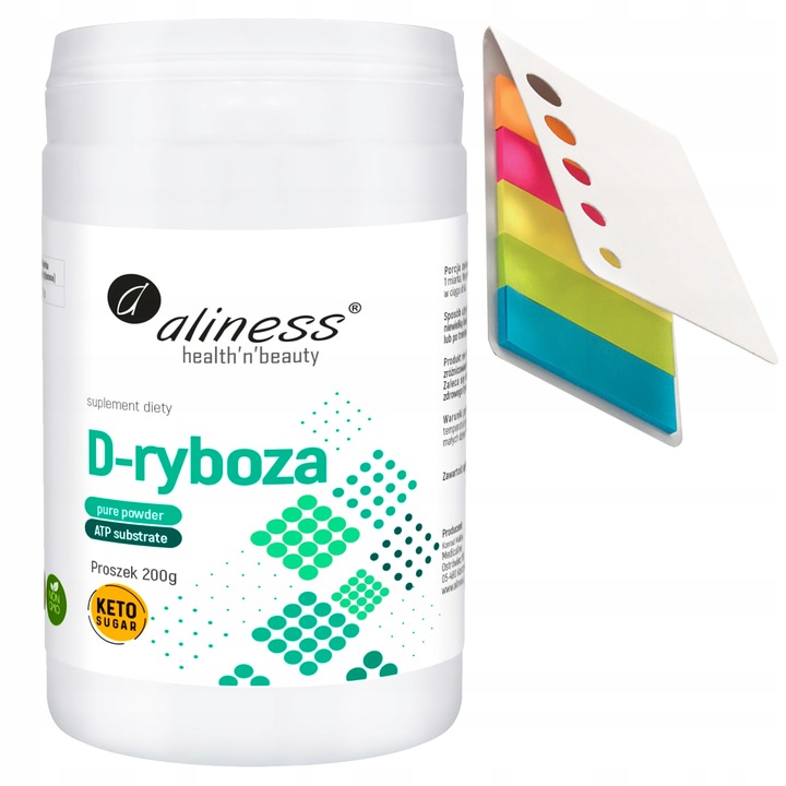 D-ryboza proszek 200 g cukier SŁODZIK KETO VEGE