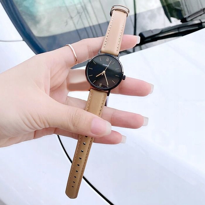 ZEGAREK DAMSKI CASIO LTP-VT02BL-1A KLASYKA + BOX +GRAWER