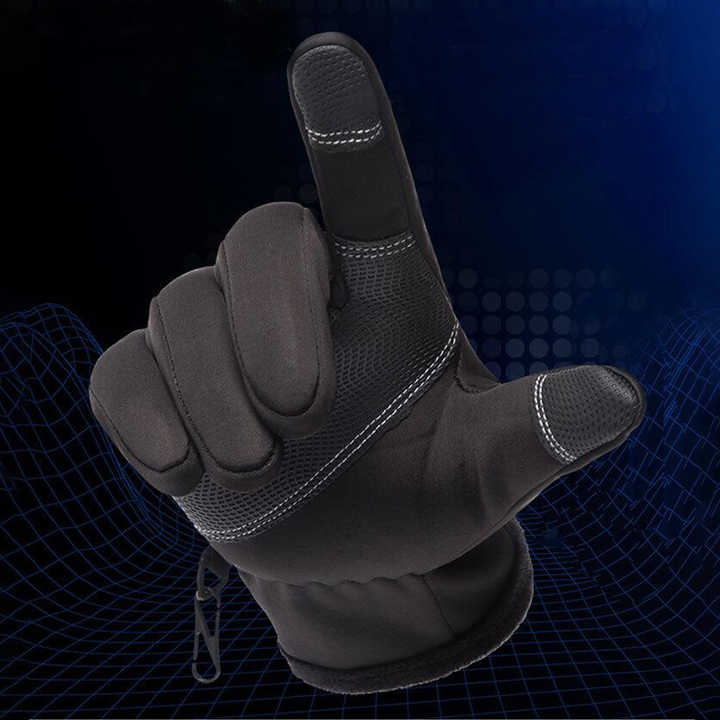 Rękawice Softshell Dotyk Narty Biegowe Rower XXL