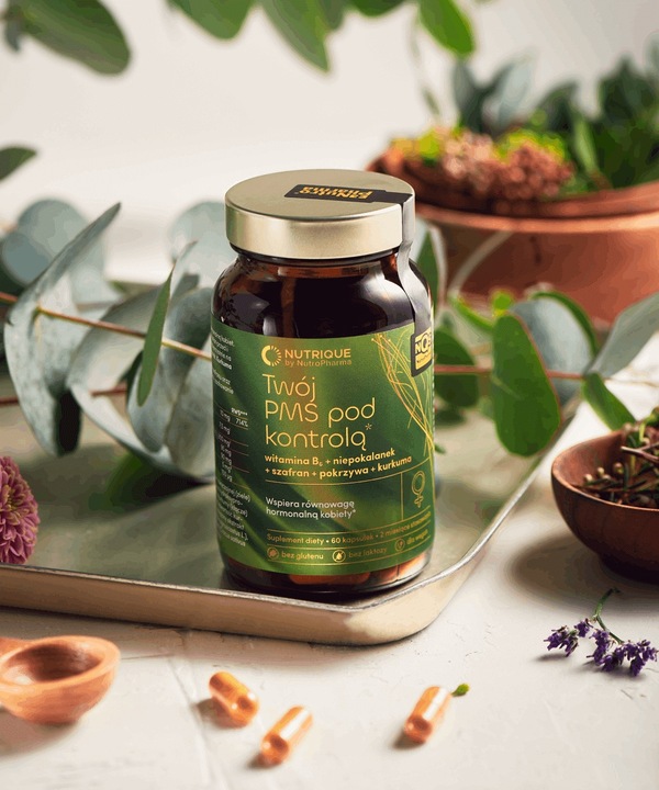 Suplement diety - Twój PMS pod kontrolą* - 60 kapsułek - Nutrique