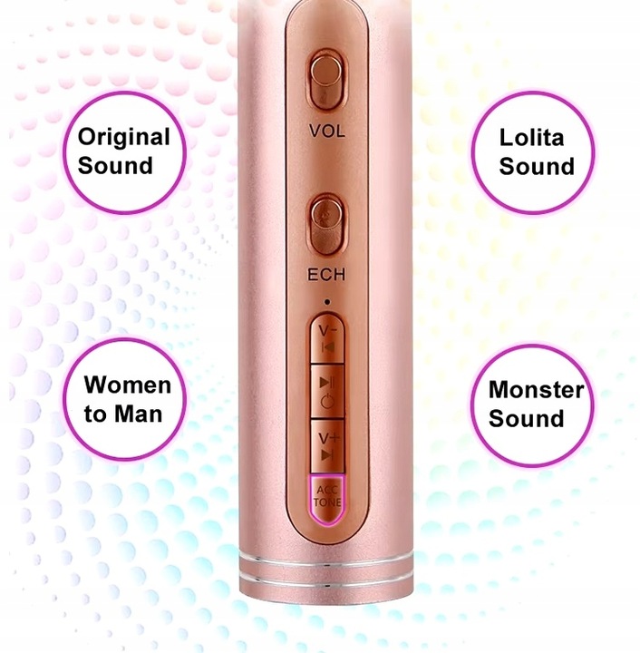 MIKROFON DLA DZIECI KARAOKE USB BLUETOOTH DLA DZIECI RÓŻNE GŁOSY NAGRYWANIE