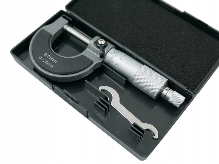 MIKROMETR ŚRUBA MIKROMETRYCZNA MIKROMIERZ ANALOGOWY ZEWNĘTRZNY 0-25 MM