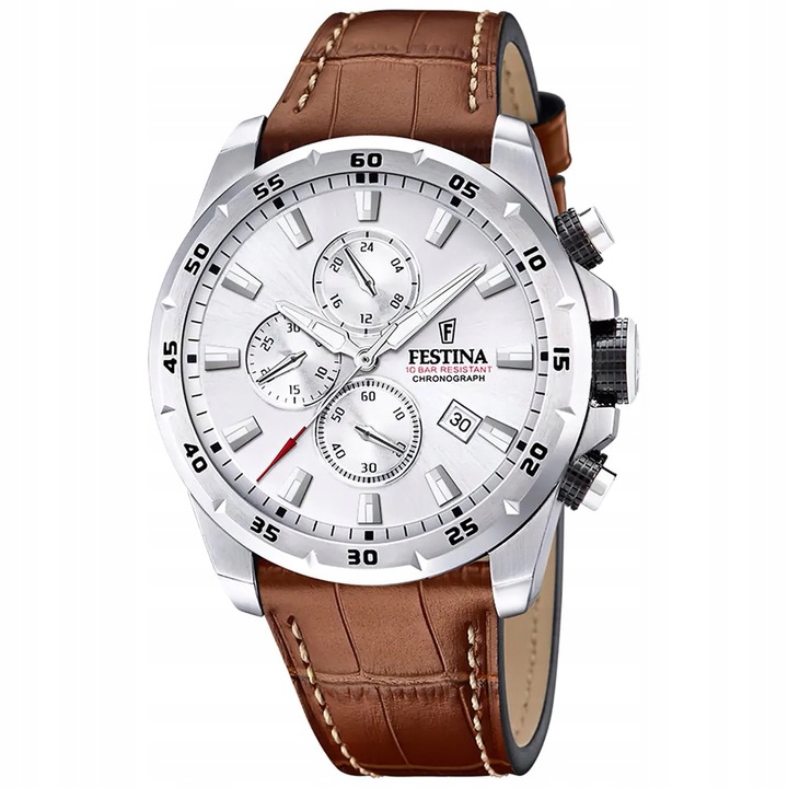 Zegarek Męski Festina F20692-1 brązowy pasek