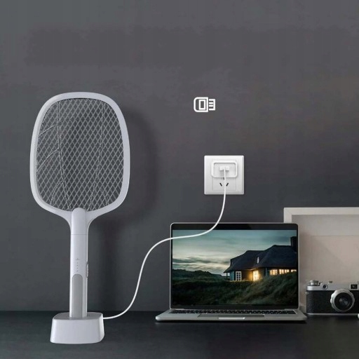 ELEKTRYCZNA ŁAPKA NA DUŻO OWADY PACKA NA KOMARY 3000V PALETKA OWADOBÓJCZA