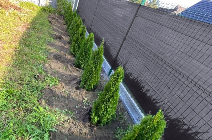 SIATKA CIENIUJĄCA 1,5x50m OSŁONA MASKUJĄCA NA OGRODZENIE PŁOT 75% GRAFITOWA